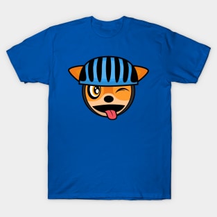 Winking Cyclist Deer Doris T-Shirt